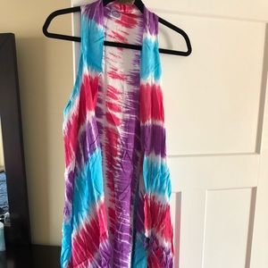 Cute colorful cover-up, sarong, or skirt